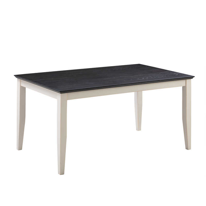 Kerby Solid Wood Dining Table, White