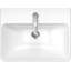 Lavabo de salle de bain mural en céramique avec trop-plein 24 po Duravit Me By Starck