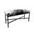 Upholstered Cowhide Bench