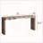 Modern Rustic Console Table