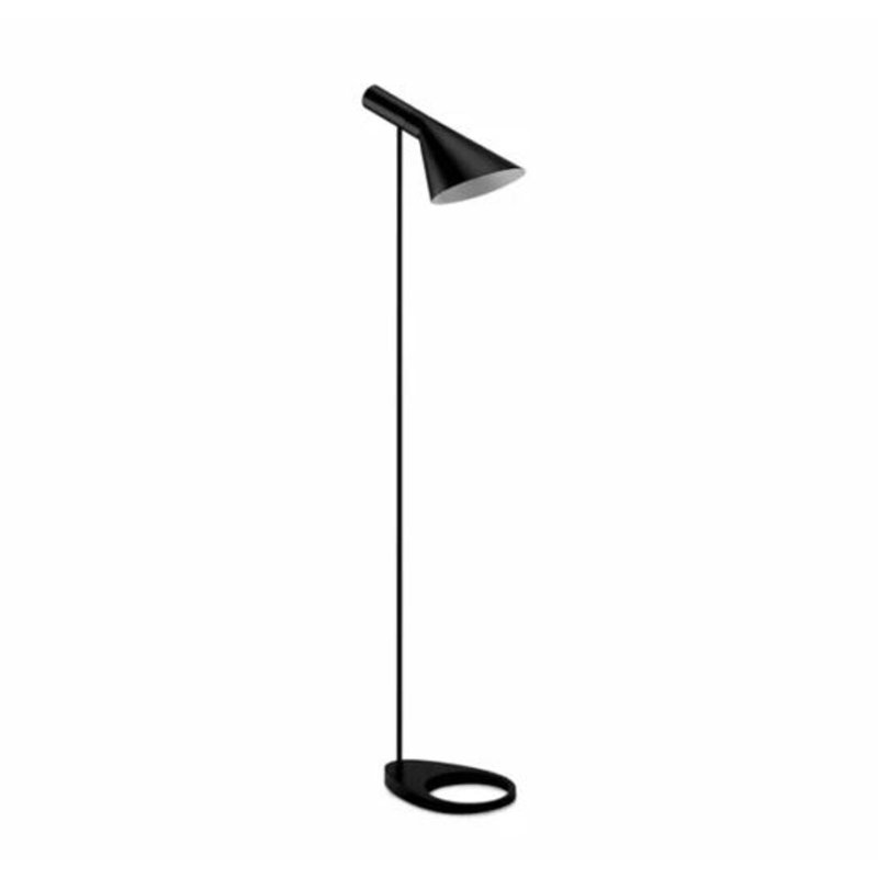 Lampe sur pied Polanco, Noir, noir, noir, noir, Noir, noir, noir, noir