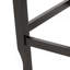Tabouret de comptoir contemporain capitonné à oreilles en tissu, ensemble de 2-738570550-738570697