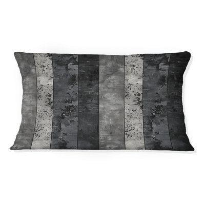 Rayures gris foncé - Coussin lombaire transitionnel