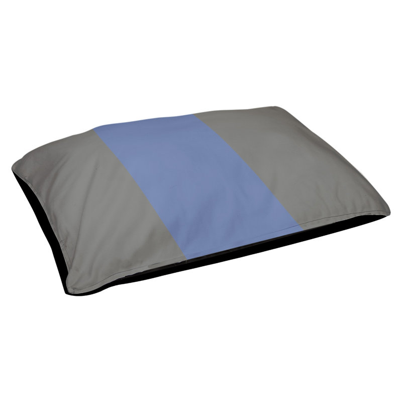 Coussin d'extérieur Memphis, Moyen (H 9,5 po x l 28 po x P 18 po), Gris basketball / bleu basketball / gris basketbal
