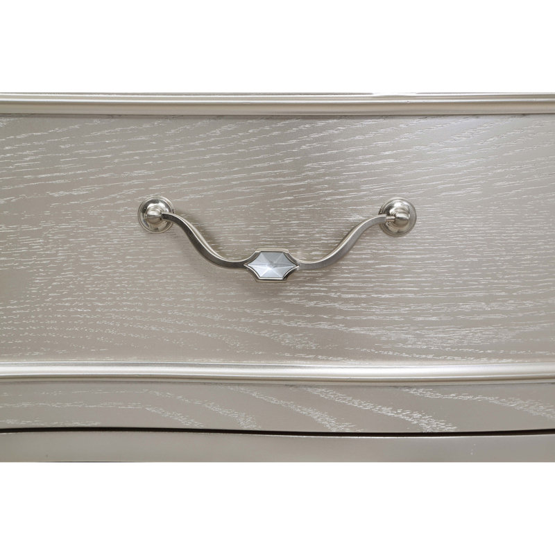 Commode et commode en chêne argenté, rangement polyvalent pour chambre à coucher / salon