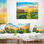 Coussin lombaire en paysage coucher de soleil