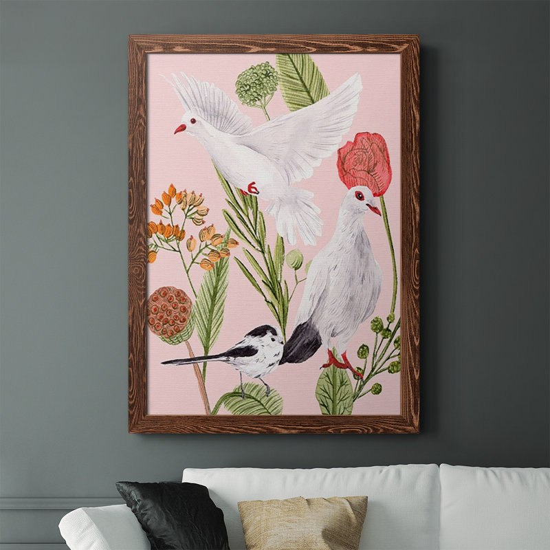Oiseaux en mouvement I, H 37,5 po x l 27,5 po x P 1 po, Érable