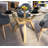 Maselli Round Glass Top Solid Wood Base Dining Table-55946439-28090619