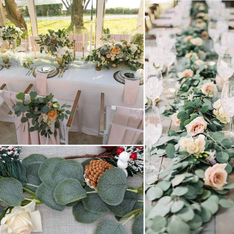 5.9' Fake Eucalyptus Garland