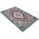 Crayton Machine Made Polyester Area Rugs - Red Colour, Oriental Design, Low Pile Machine Made Area Rugs for Living Room, Bed Room