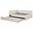 Full Size Upholstered L-Shaped Upholstered Daybed With Twinsize Pop Up Trundle And USB Ports-784143955