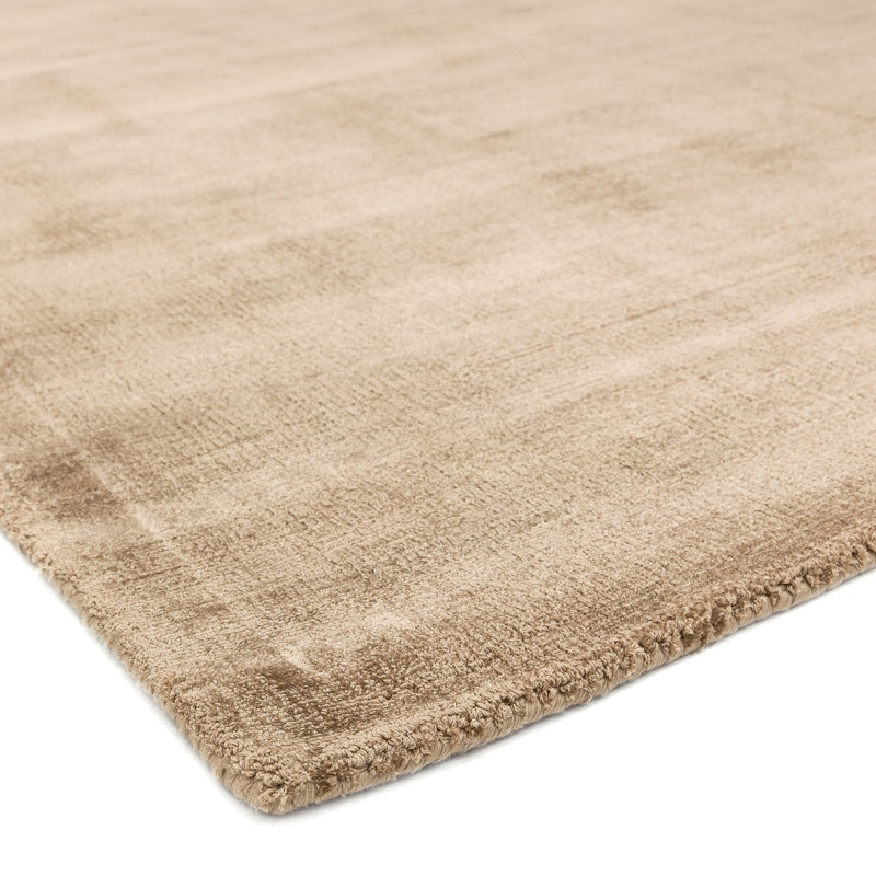 Doris Solid Colour Viscose Hand Woven Area Rug, Rectangle 200 x 290cm