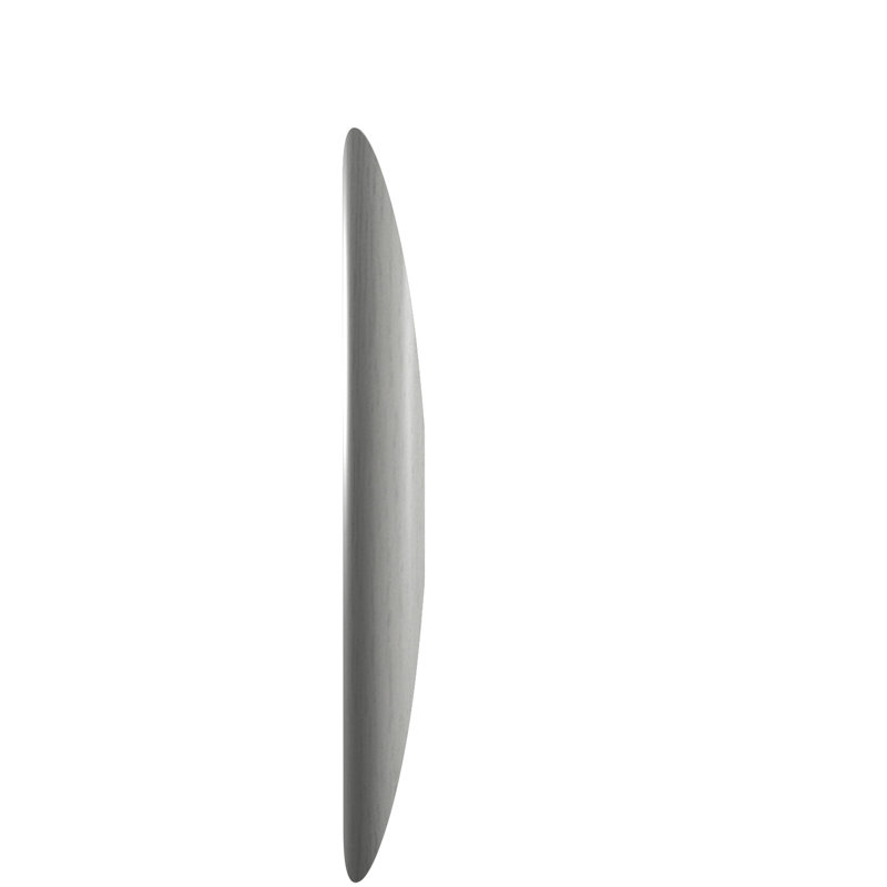 Clean Manufactured Wood Flush Mounted Sconce, Organic White, 23.62" H x 4.53" W x 2.95" D