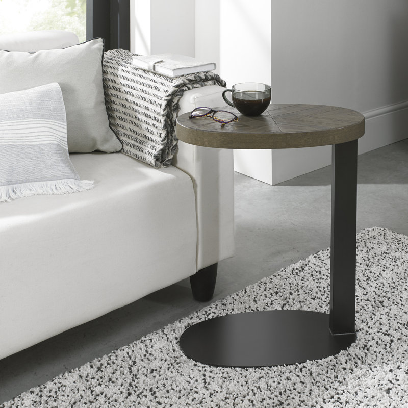 Strandquist C Table End Table, Fumed Oak