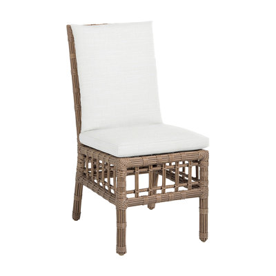 Newport Patio Dining Side Chair with Cushions