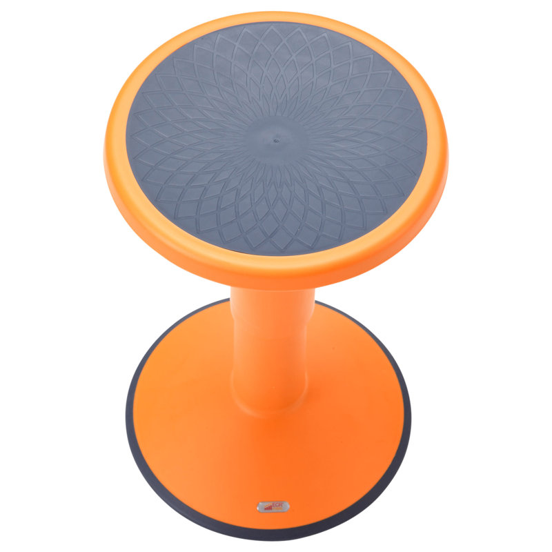 Tabouret ECR4Kids SitWell, hauteur réglable, siège actif, Orange