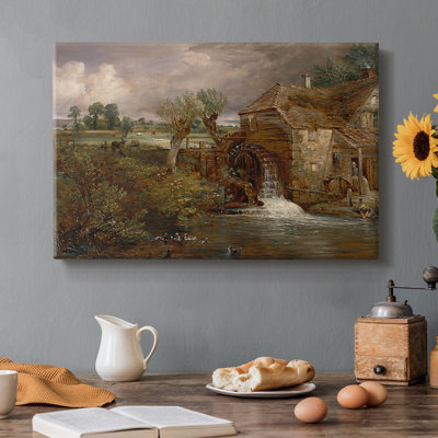 Parham Mill, Gillingham-John Constable-Gallery Wrapped Canvas-c. 1826