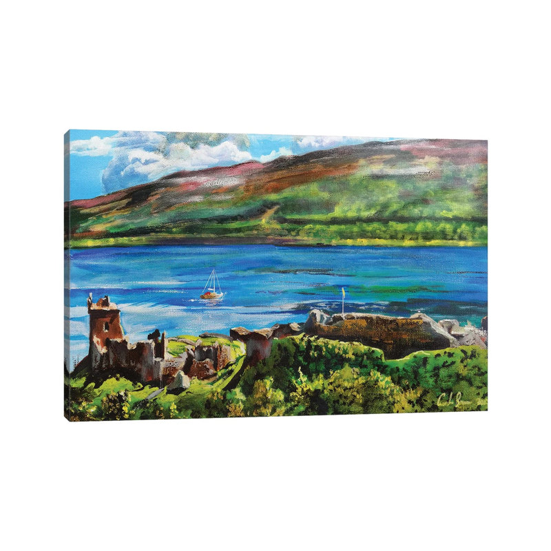 Loch Ness - Wrapped Canvas Painting, 20.32 cm H x 30.48 cm W