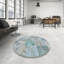 Tapis bleu/gris contemporain-344647369