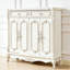 Banc de rangement blanc en bois manufacturé