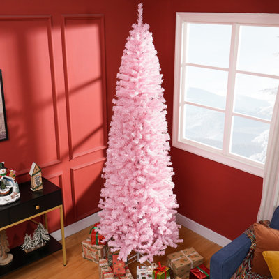 Sapin de Noël artificiel de 8 pi de hauteur avec 868 pointes de branches réalistes