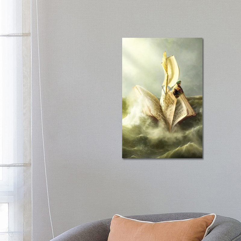 Neverending Journey 1 Piece Wrapped Canvas Wall Art, 66.04 cm H x 45.72 cm W x 3.175 cm D