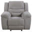 Fauteuil inclinable et oscillant gris Sebring