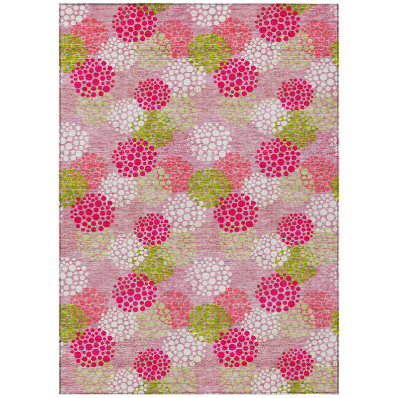 Tapis intérieur / extérieur Maliana, Rectangle 5 pi x 7 pi 6 po