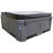 Origin 5-Person Lounger 30 Jet Plug and Play, 120V/240V Hot Tub, Real Stainless Heater, Ozone, Waterfall & Upgraded Lighting-112459620