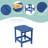 Table d'appoint d'extérieur, table basse Adirondack-1295473434
