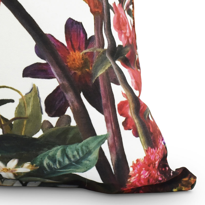 Housse et insert de coussin carré Fickle Florals, 18 po x 18 po