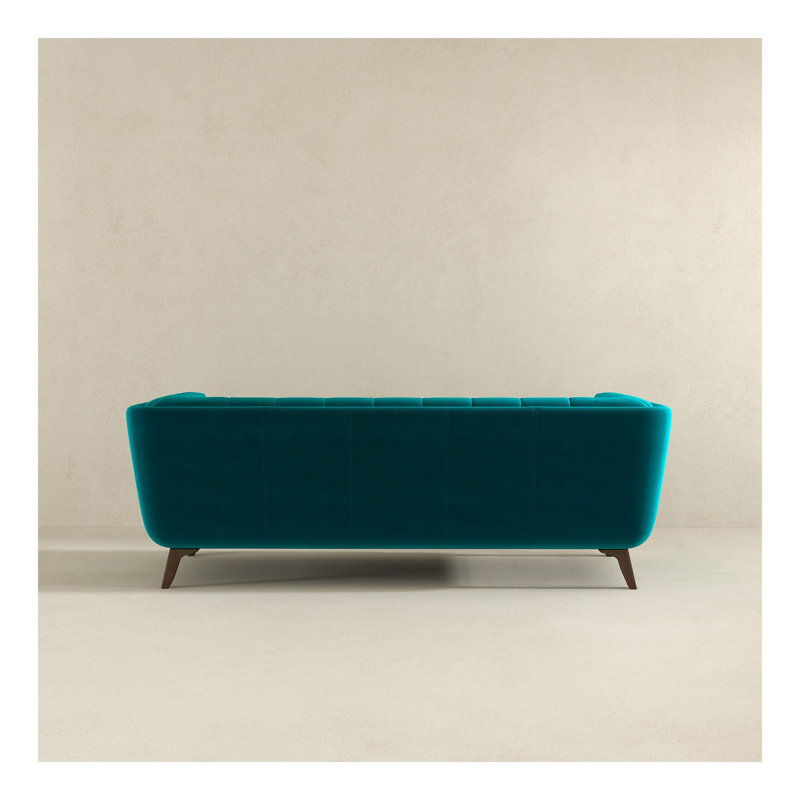 Addison Large Velvet Sofa, Teal