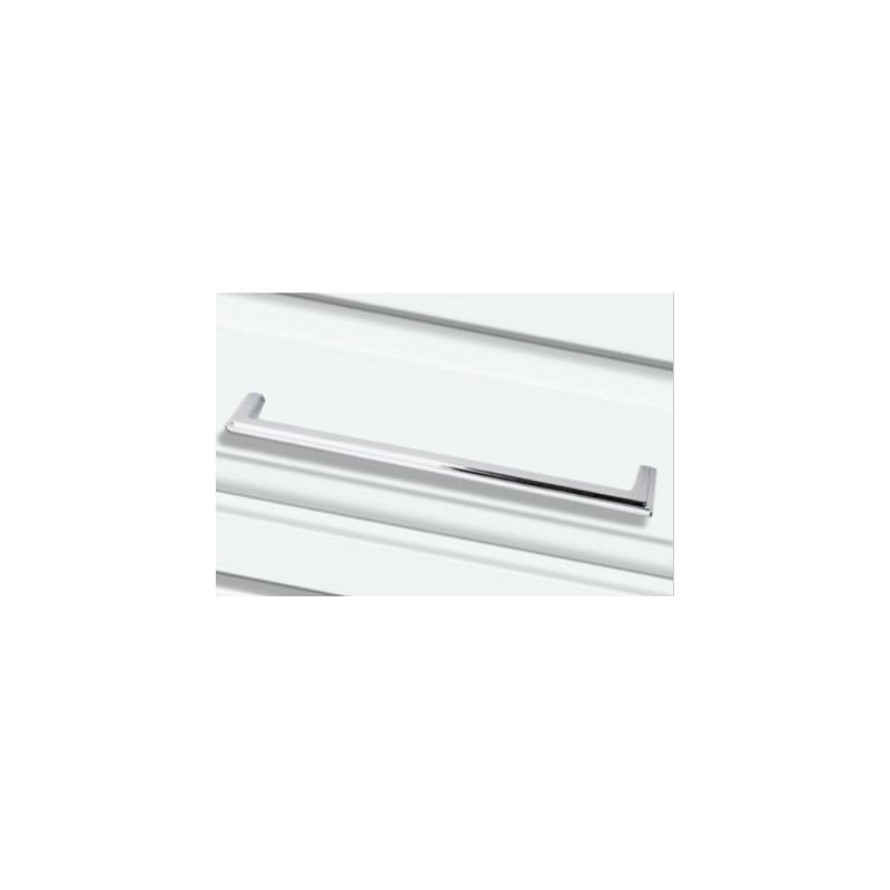 Lexa Bar Pull, 3 3/4", Polished Chrome