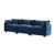 Chenille bleu foncé est en rupture de stock