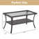 Carolina Rectangular Glass Outdoor Coffee Table