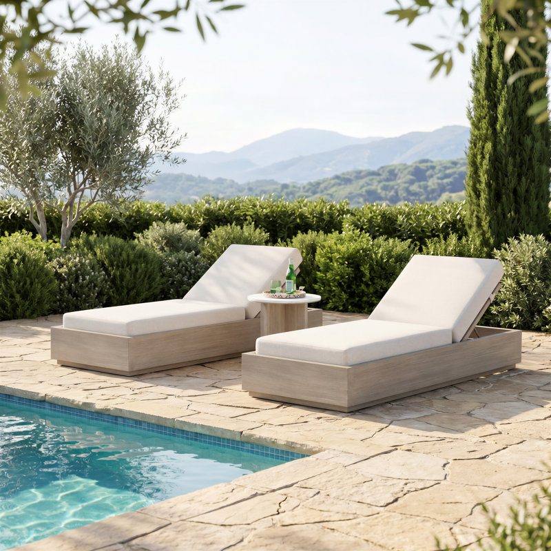 Chaise longue Varadero - gris
