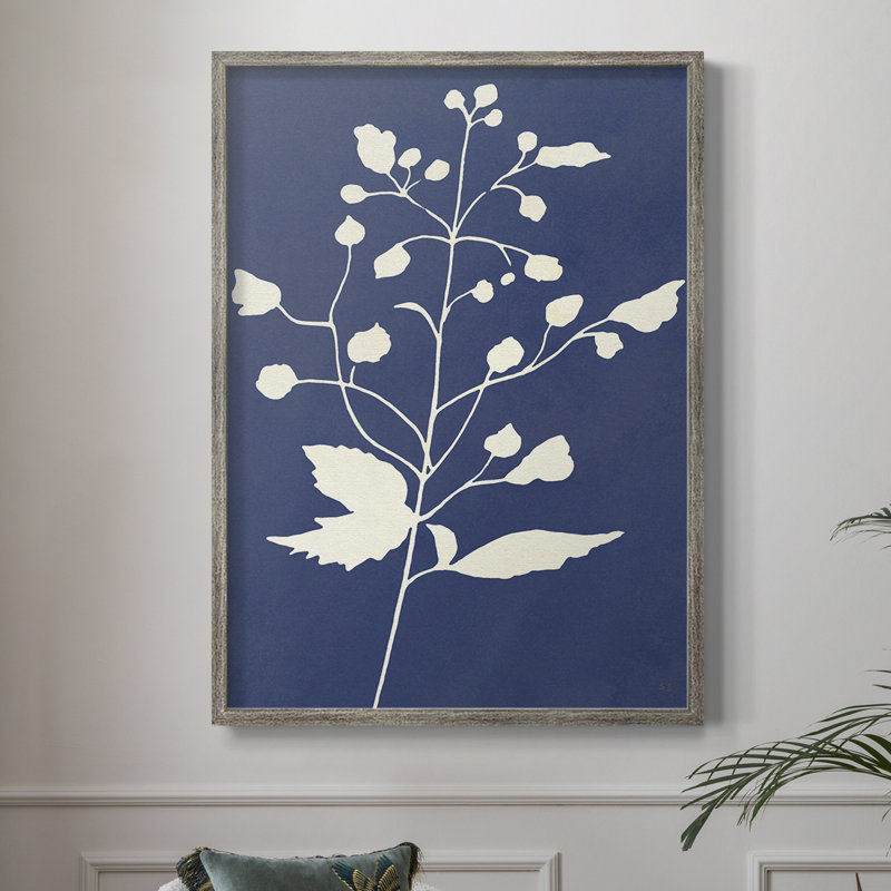 «Night Sky Silhouette II», reproduction encadrée - bois massif 47108, H 15 po x l 12 po