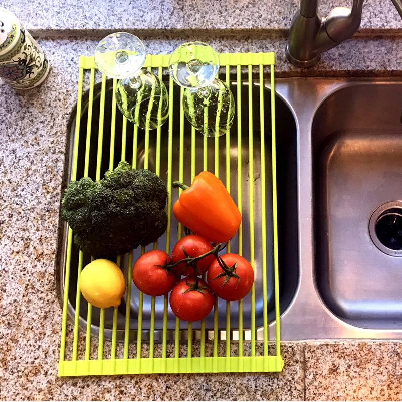 Stainless Steel Dish Rack, Lime