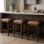 Whitmore Genuine Leather Counter Stool