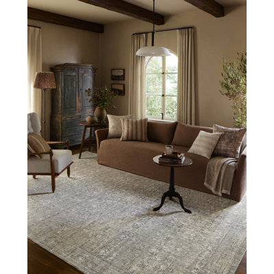 Amber Lewis x Loloi Honora Grey / Beige Area Rug