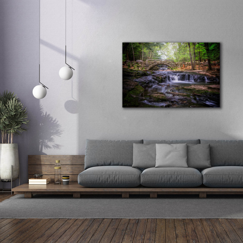 «Epic Graffiti», «Spring Day In Vaughan Woods» par Rick Berk, art mural sur toile, 60 po x 40 po