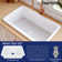 Rectangular Fireclay 32" L x 19" W Fireclay Undermount Kitchen Sink with Basket Strainer and Sink Grid