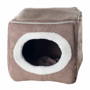 Tucker Murphy Pet™ 17.7in x 17.7in Square Indoor Pet Waterproof Heated Mat,  Brown