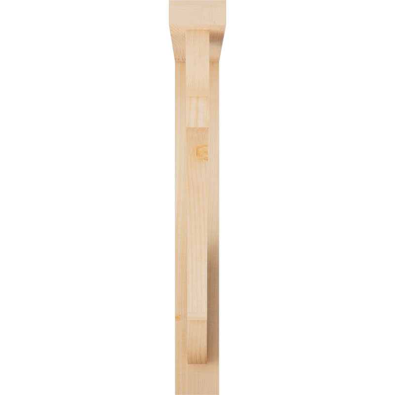 Support de bloc olympique avec entretoise décalée, 28 x 24, Sapin Douglas de l 3 1/2 (lisse)