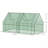 Outsunny 6' x 3' x 3' Portable Greenhouse, Garden Green House with 2 PE/Plastic Covers, Steel Frame and 2 Roll Up Windows, Green-118112040