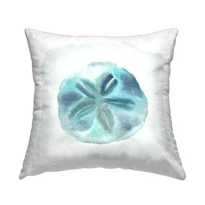 Coussin Blue Sand Dollar Beach