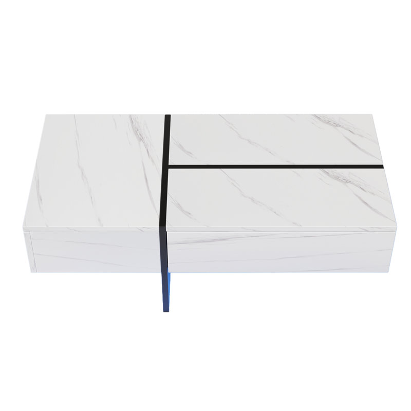 Frame Coffee Table with Storage
