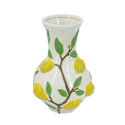 9X9x13.5" Lemon Vase