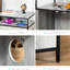 Armoire à litière en bois pour chat gris - dissimulez votre chat avec son compartiment de rangement. Keep Home Tidy. Spacieux. Pour les chats de compagnie