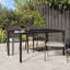 Table de patio en verre trempé et poly rotin Latitude Run®-1820440981-1820440976